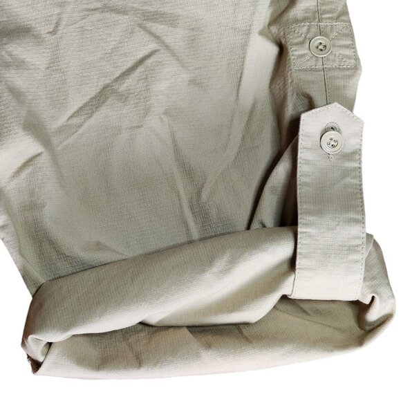 VENEZIA Solid All Tan Convertible Roll Cuff Cargo Pants Womens Plus Size 22 - Picture 4 of 6